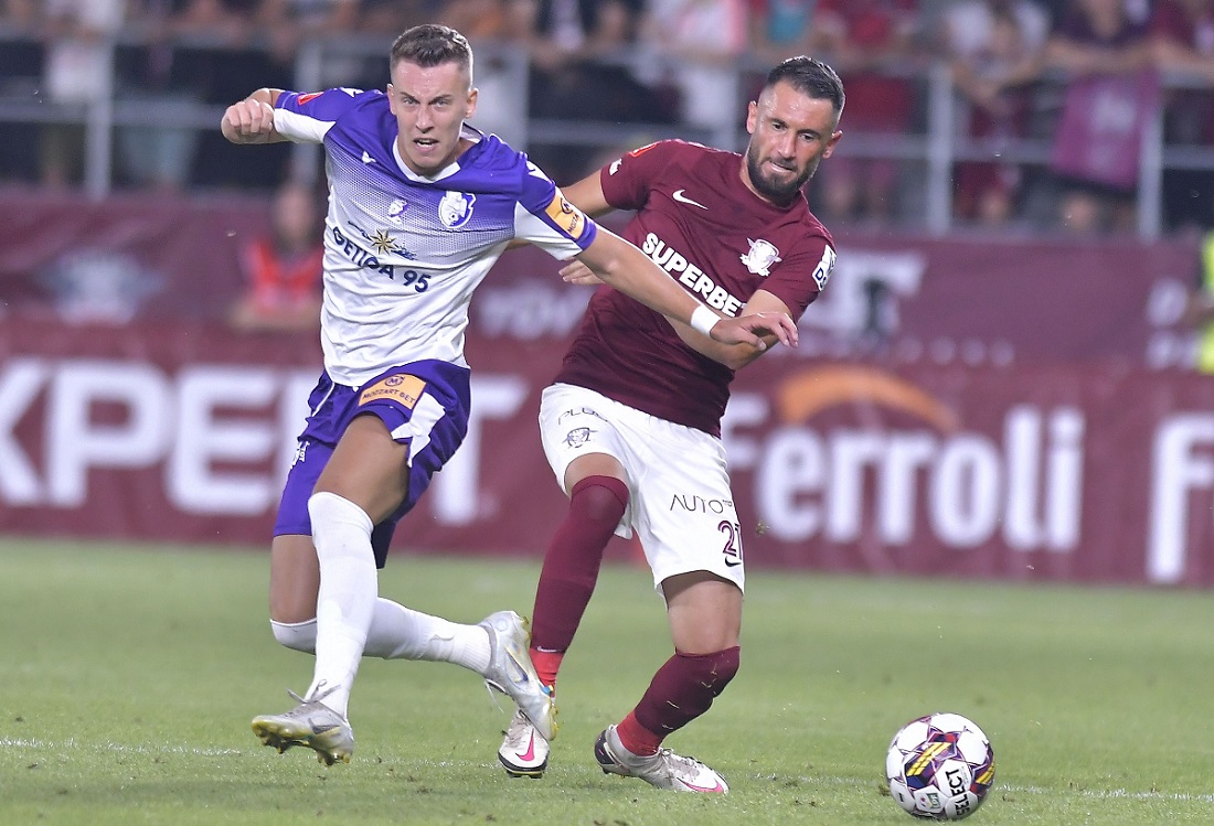 FC Argeş – Rapid 1-1. Marius Croitoru l-a încurcat pe Adi Mutu! Ionuţ Şerban şi Ştefan Pănoiu au marcat golurile remizei din Trivale