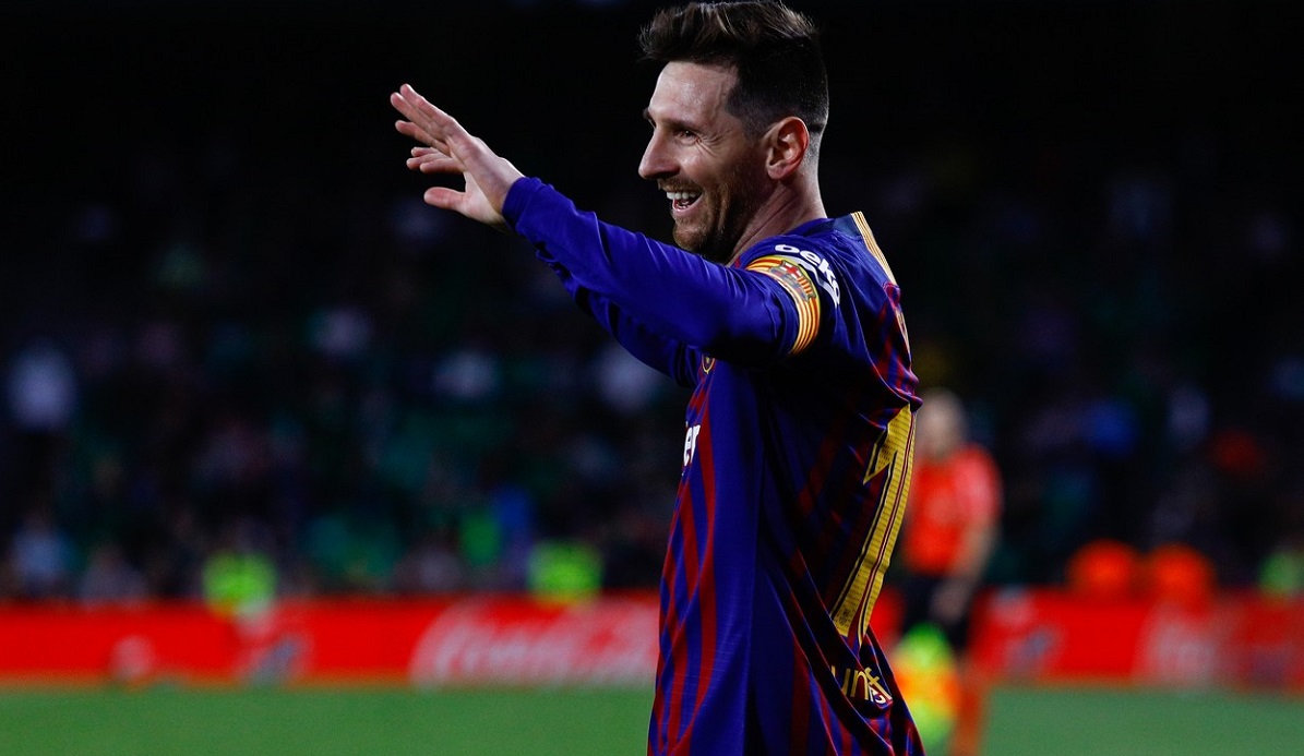 Lionel Messi, în timpul unui meci pentru Barcelona