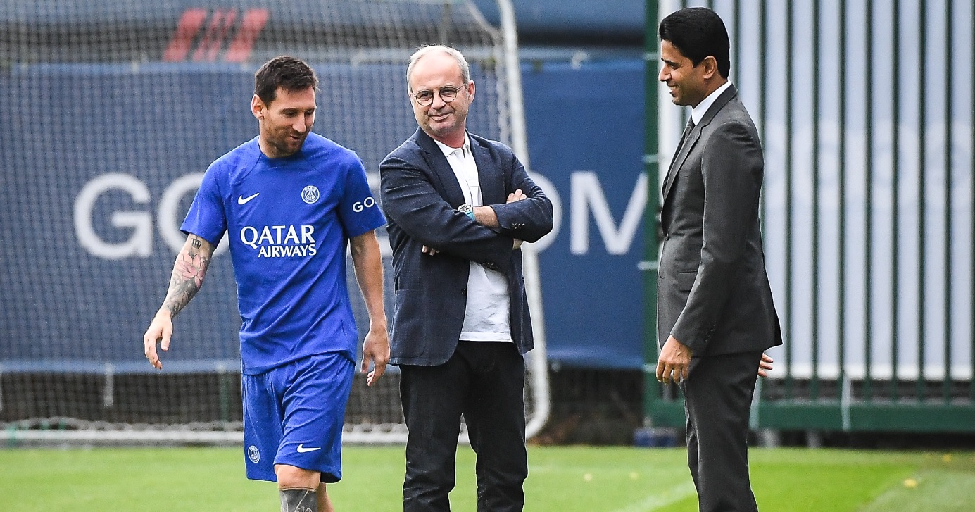 Lionel Messi, la antrenamentele lui PSG