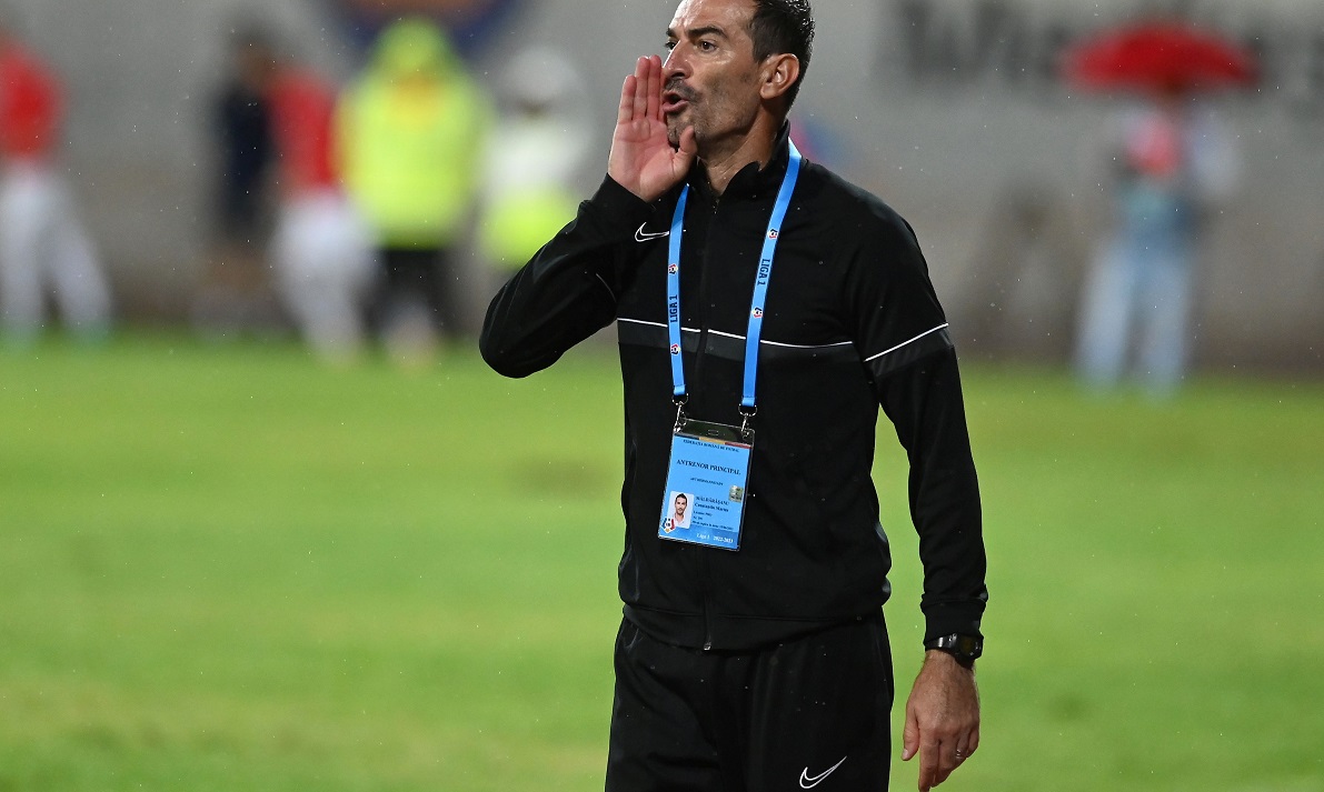 Marius Măldărășanu, în timpul unui meci