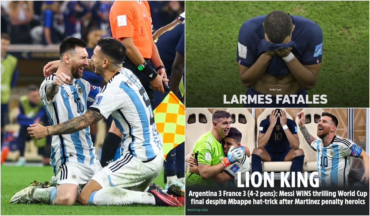 Reacţia presei internaţionale după ce Argentina a devenit campioană mondială: „Lion King / „Messi, ca Maradona