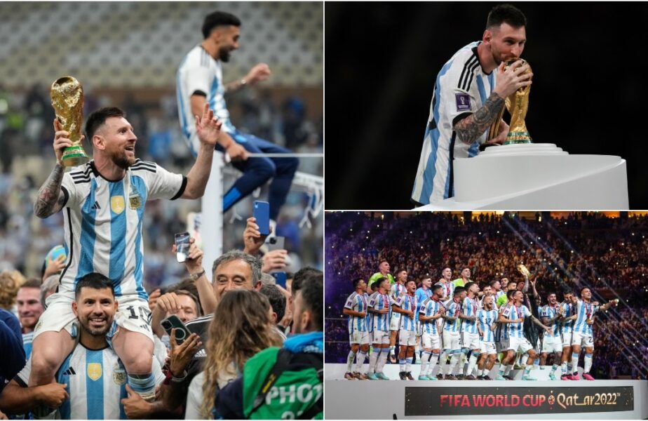 „Dumnezeu mi-a dat trofeul!”. Lionel Messi şi-a îndeplinit visul, după câştigarea Campionatului Mondial. Ce le-a transmis fanilor Argentinei + Cum a petrecut în vestiar