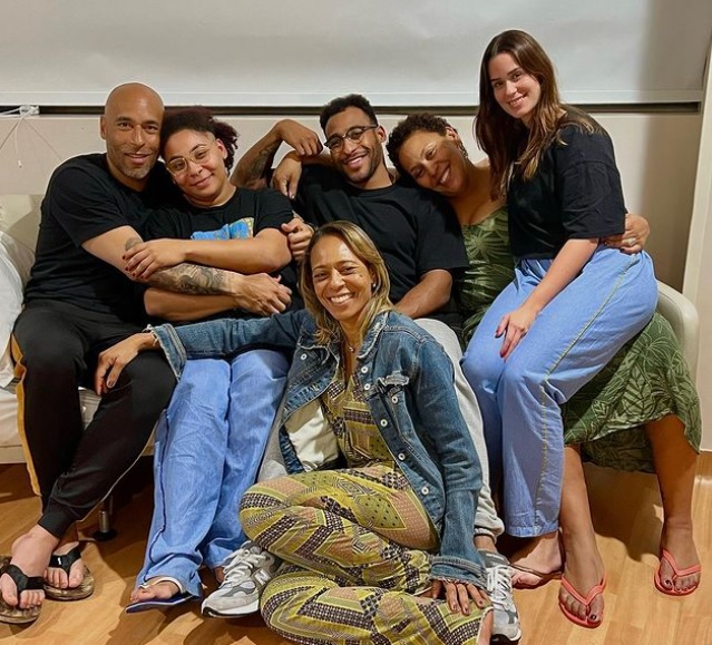 Familia lui Pele, la spital/ Instagram Kely Nascimento