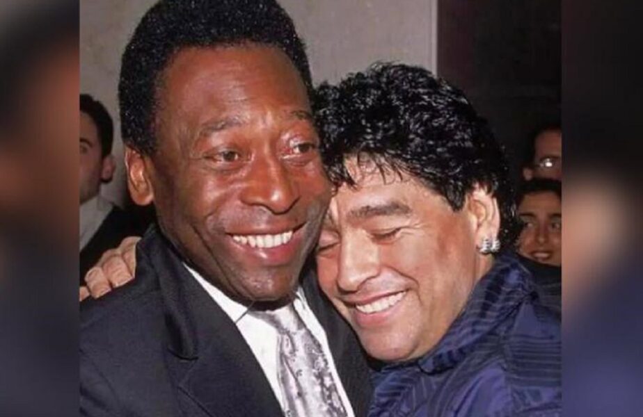 Pele și Diego Maradona, momente de magie într-un platou de televiziune! „Este un vis de-al meu!”