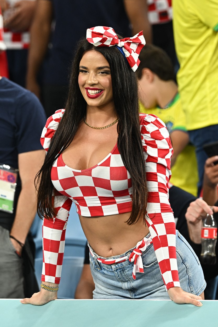 Ivana Knoll during Japan v Croatia match of the Fifa World Cup Qatar 2022 at Al Janoub Stadium in Doha, Qatar on December 5, 2022.,Image: 742501861, License: Rights-managed, Restrictions: , Model Release: no