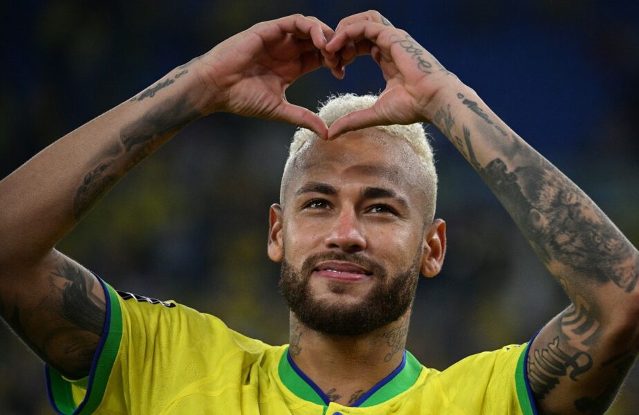 Neymar, bucurie după victoria Braziliei