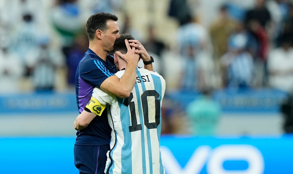 CM 2022 | Imagini de colecţie cu Lionel Messi şi Lionel Scaloni. Selecţionerul Argentinei a izbucnit în plâns: „E cel mai bun din istorie”