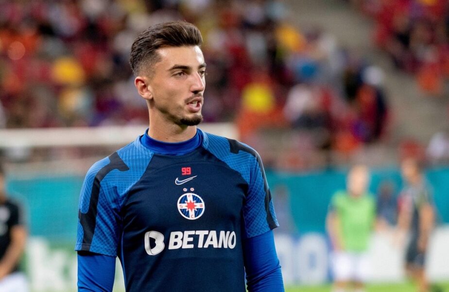 Andrei Vlad „a renăscut” în FCSB – CFR Cluj! Intervenții providențiale pentru portarul roș-albaștrilor