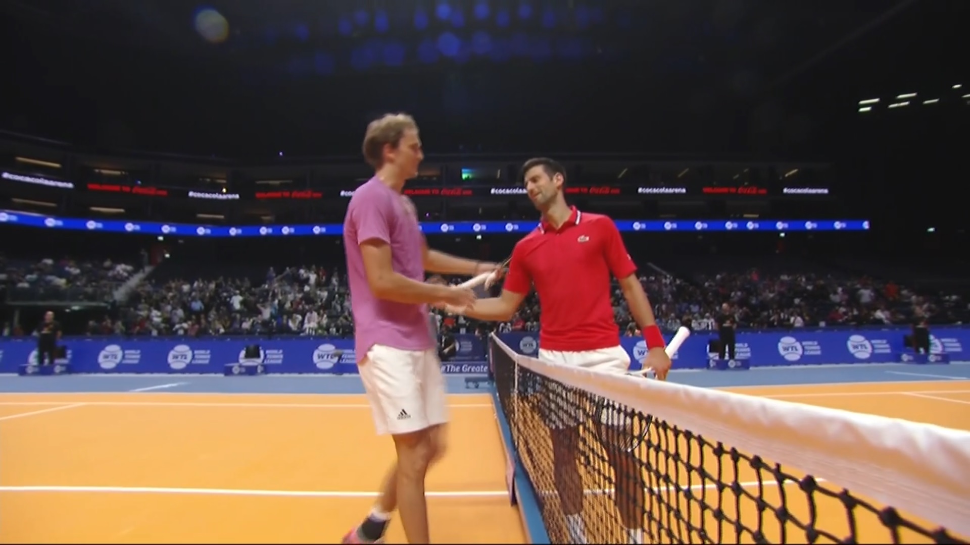 Novak Djokovic, alături de Alexander Zverev, la World Tennis League