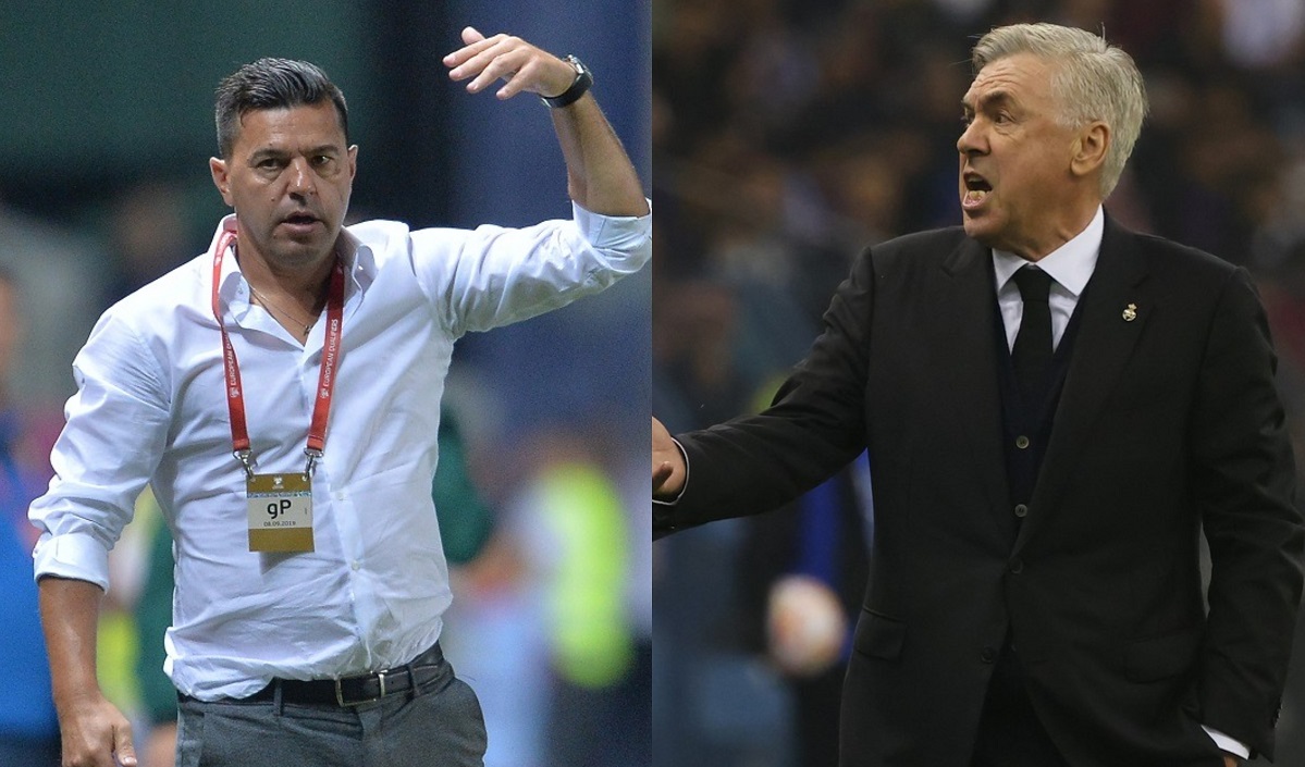 Cosmin Contra și Carlo Ancelotti