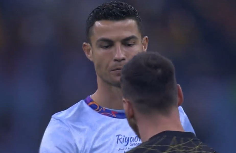 Cristiano Ronaldo și Lionel Messi, întâlnire de „gradul 0”! Momentul pe care toată lumea îl aștepta. Ce s-a întâmplat înaintea meciului de „5 stele” de la Riad