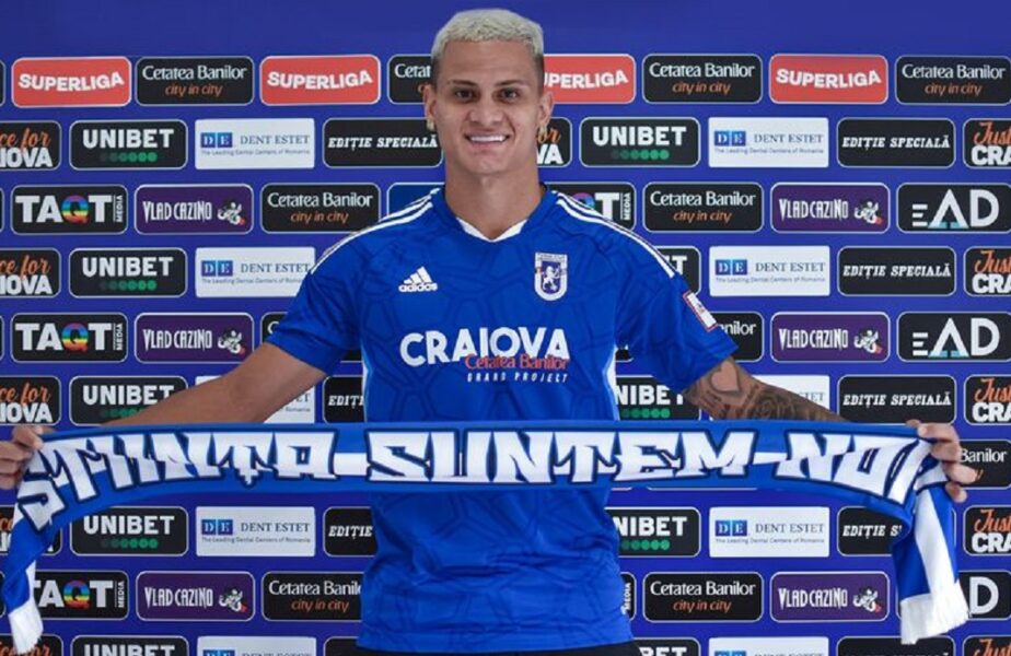 FC U Craiova, primul transfer din această iarnă! Trupa lui Nicolo Napoli a adus un brazilian