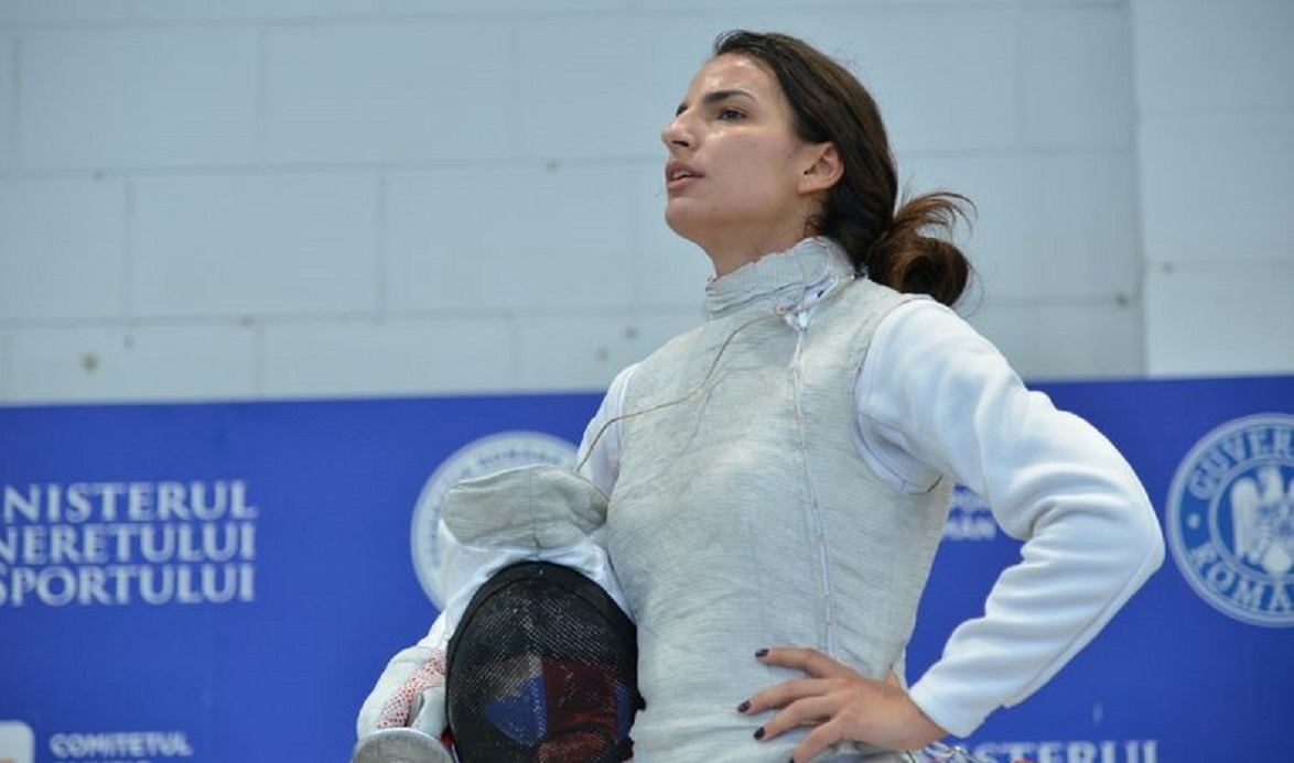 Maria Boldor, în timpul unei competiții