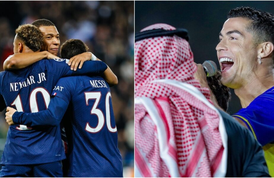 Lionel Messi, Kylian Mbappe şi Neymar se vor duela cu Cristiano Ronaldo! PSG e gata pentru amicalul stelar din Arabia Saudită