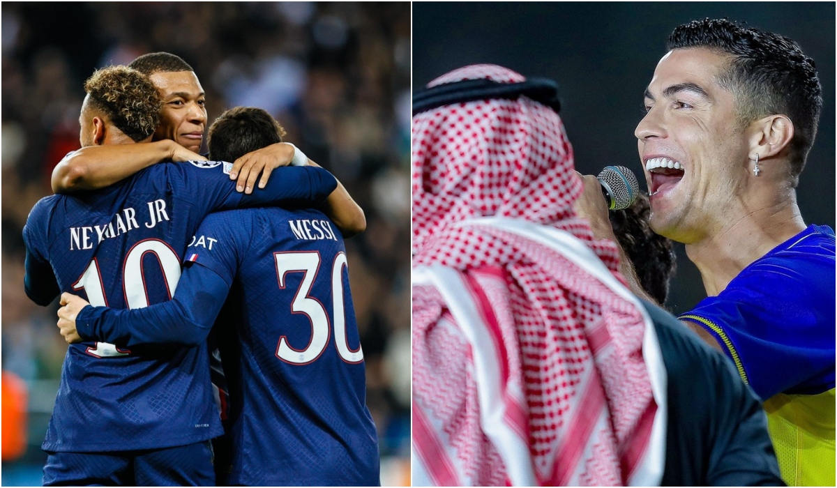Lionel Messi, Kylian Mbappe şi Neymar se vor duela cu Cristiano Ronaldo! PSG e gata pentru amicalul stelar din Arabia Saudită