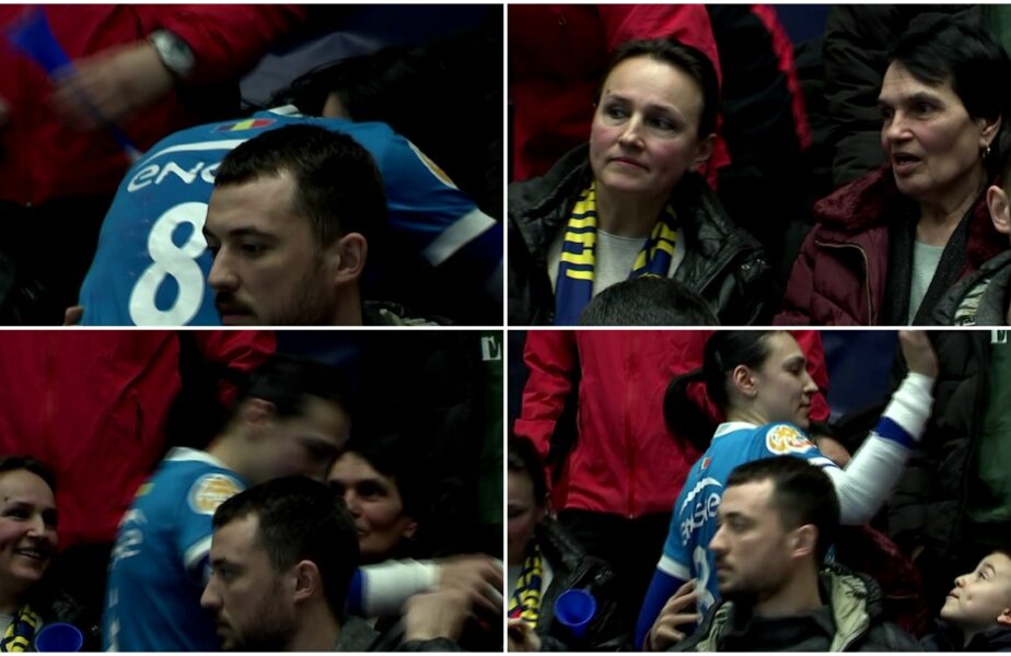Cristina Neagu, imagini emoţionante alături de mama sa după meciul uriaş cu Rapid. Rapidistele au cântat alături de fani