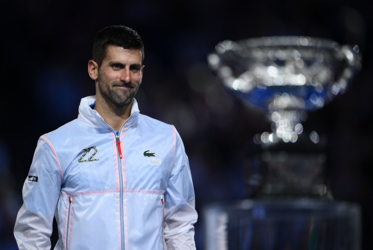 Novak Djokovic, cu ochii pe trofeu