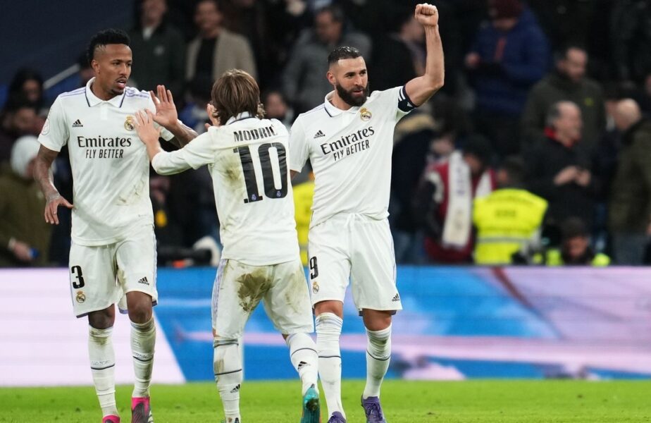 Real Madrid – Atletico Madrid 3-1. „Galacticii” s-au calificat în semifinalele Cupei Spaniei, după un meci nebun! Karim Benzema și Vinicius au marcat în prelungiri