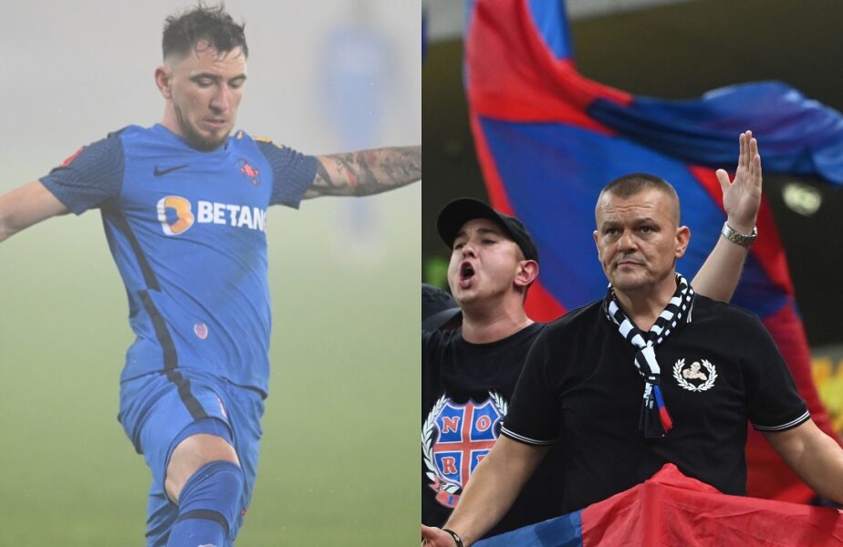 Deian Sorescu i-a cucerit total pe suporterii FCSB-ului, după ce a purtat un fular anti-Dinamo: „La ce a pățit el pe-acolo… A venit să joace la Steaua!”