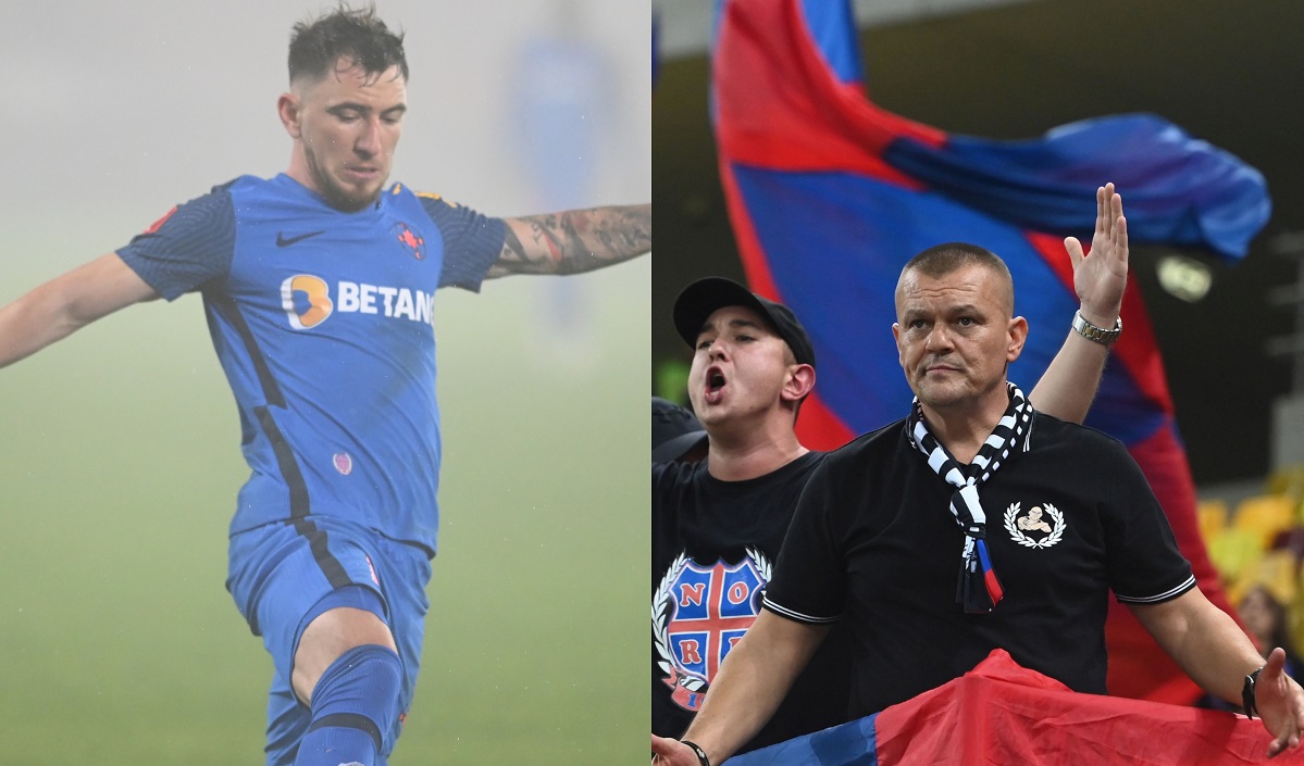 Deian Sorescu i-a cucerit total pe suporterii FCSB-ului, după ce a purtat un fular anti-Dinamo: La ce a pățit el pe-acolo… A venit să joace la Steaua!”