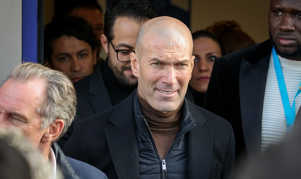 Zinedine Zidane, în timpul unui eveniment