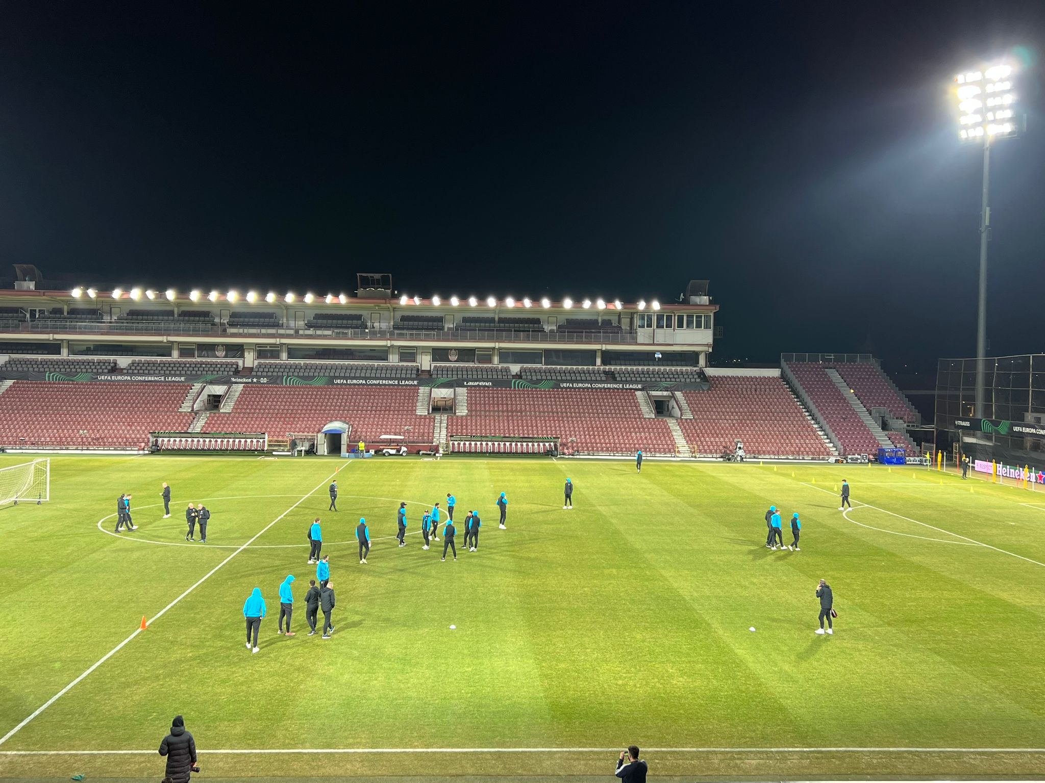 Vedetele lui Lazio au ajuns în Gruia înaintea meciului cu CFR Cluj