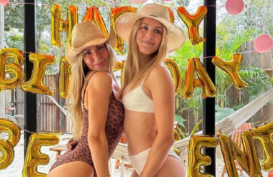 Eugenie Bouchard, petrecere în bikini alături de sora geamănă! Și-au sărbătorit aniversarea împreună după 8 ani. Imagini fabuloase