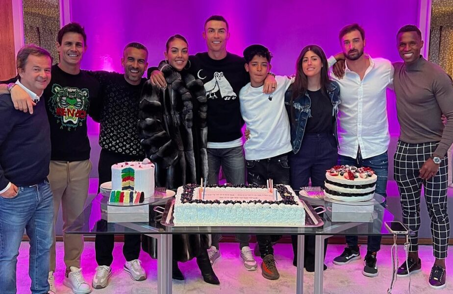 Cum a sărbătorit Cristiano Ronaldo de ziua lui! Starul lusitan s-a înconjurat de familie şi prieteni