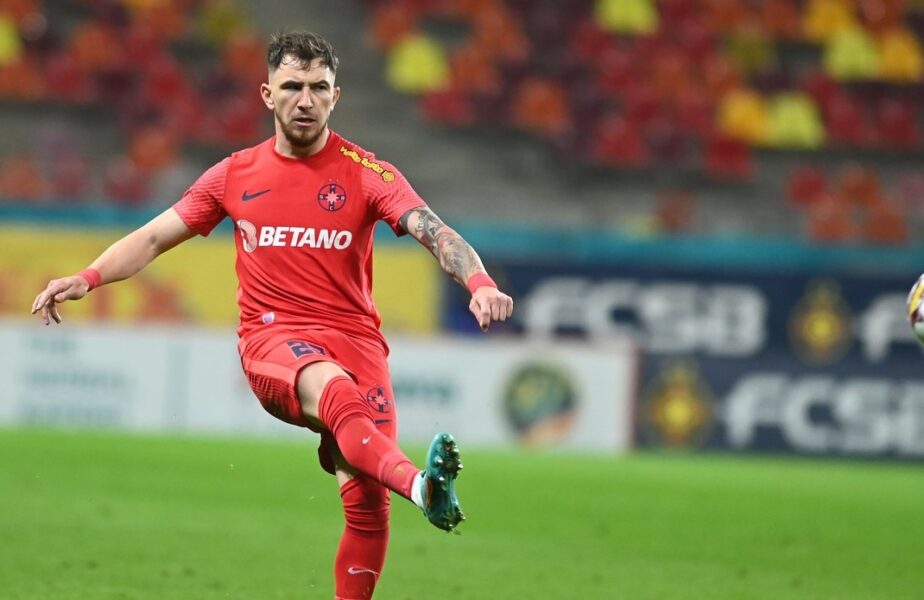 Deian Sorescu a marcat primul gol pentru FCSB, la câteva minute după ce a fost mutat pe poziţia pe care juca la Dinamo