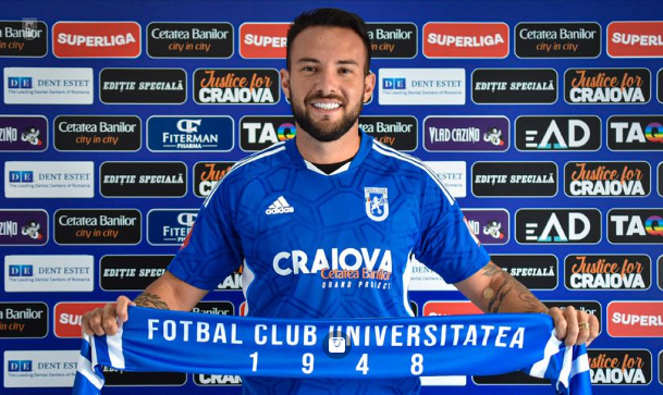 FC U Craiova l-a transferat pe brazilianul Giovanni Piccolomo, cu 4 zile înaintea derby-ului cu Rapid