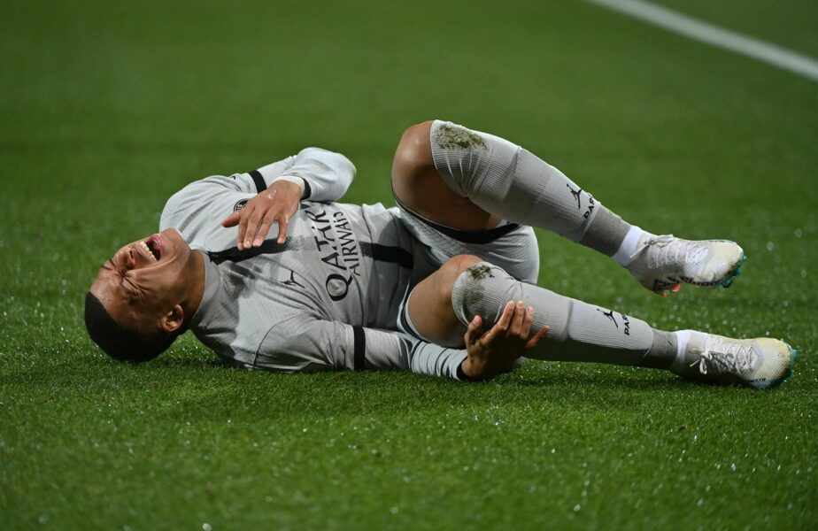 Seară de coșmar pentru Kylian Mbappe! Starul lui PSG a ratat două penalty-uri și a ieșit accidentat după 21 de minute