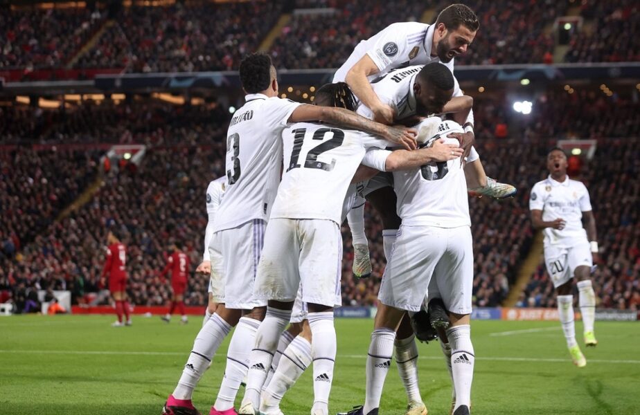Real Madrid, lecţie de fotbal cu Liverpool! Ce record au stabilit „galacticii”, după cele cinci goluri marcate pe Anfield