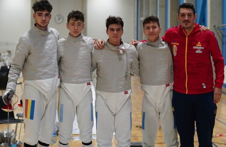 România, campioană europeană la sabie masculin juniori! Medalie de aur după finala cu Ungaria