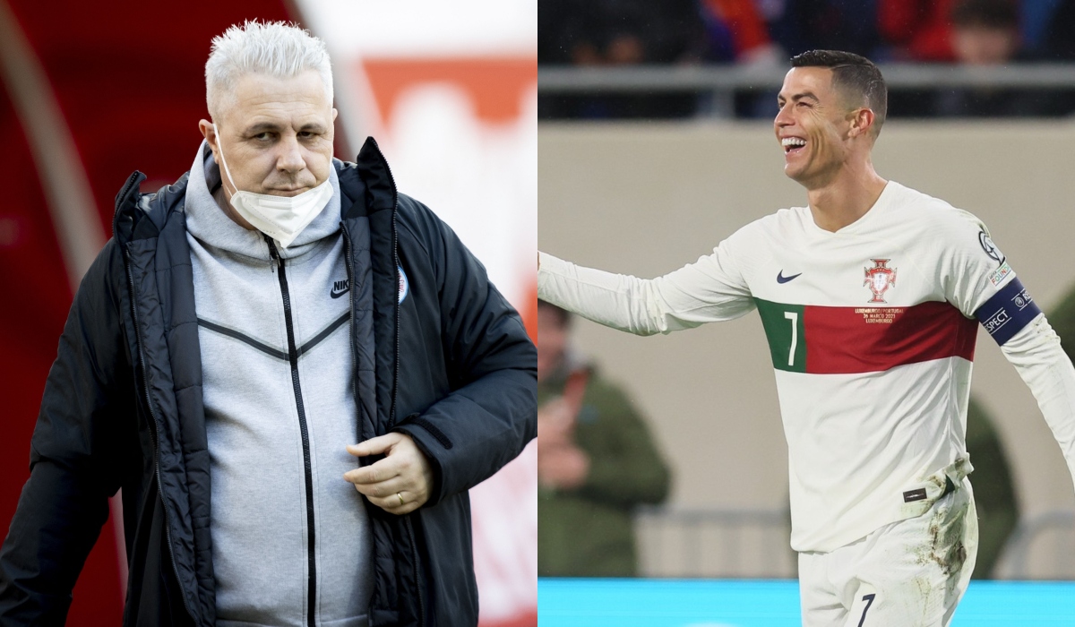 Marius Șumudică și Cristiano Ronaldo