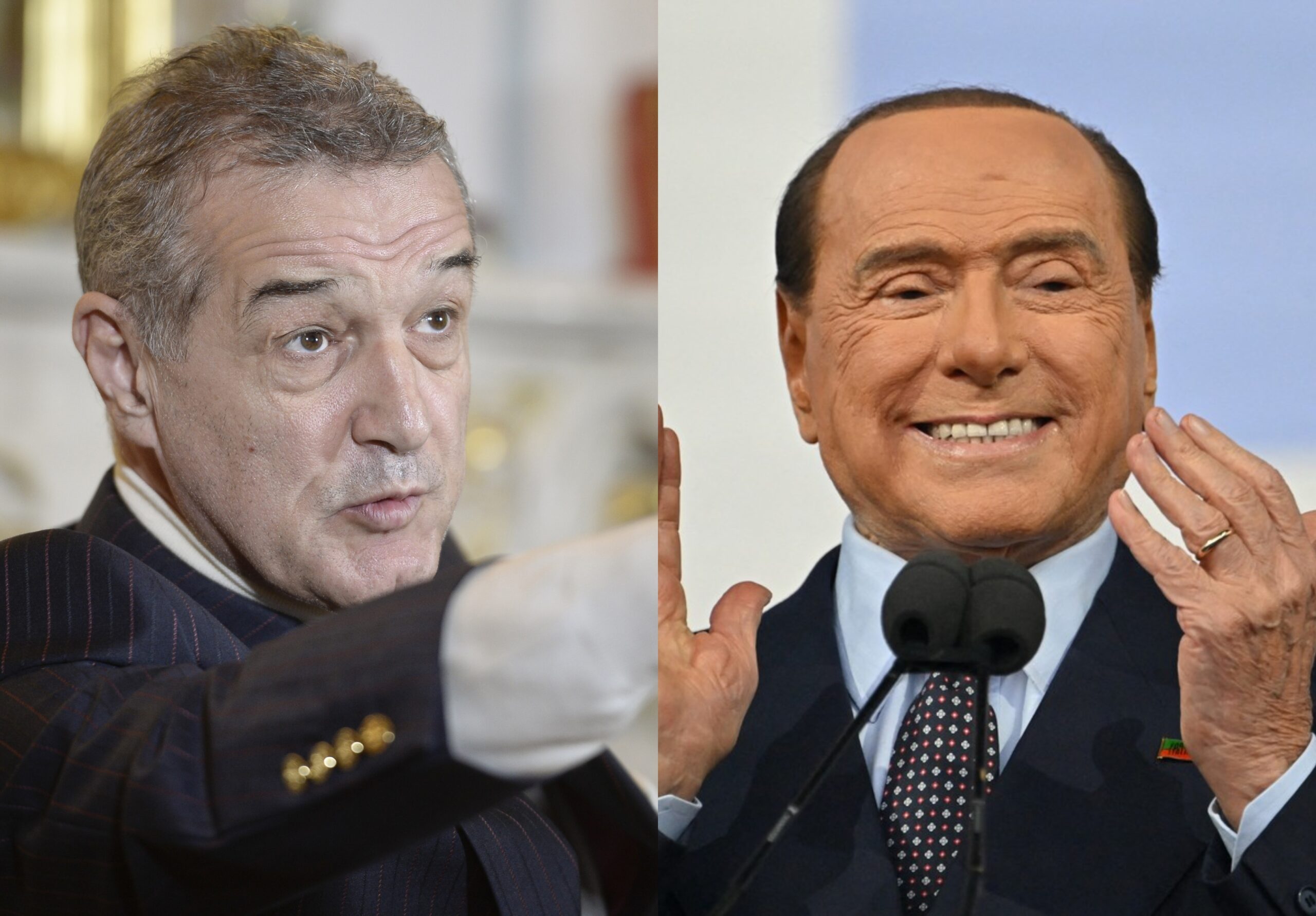 Gigi Becali și Silvio Berlusconi