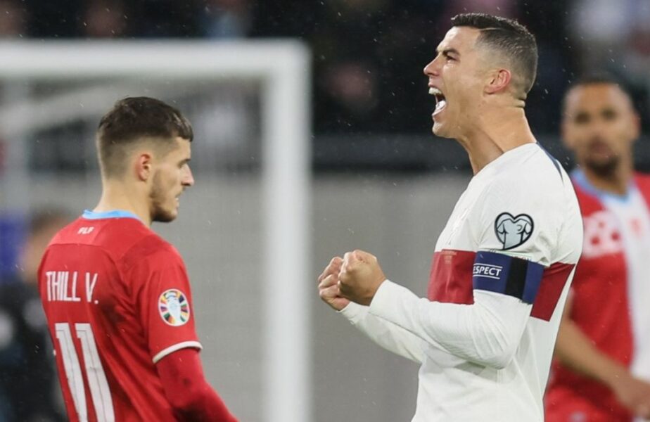 Cristiano Ronaldo, „dublă” în Luxemburg – Portugalia! Superstarul lusitan a așteptat câteva minute confirmarea lui Radu Petrescu