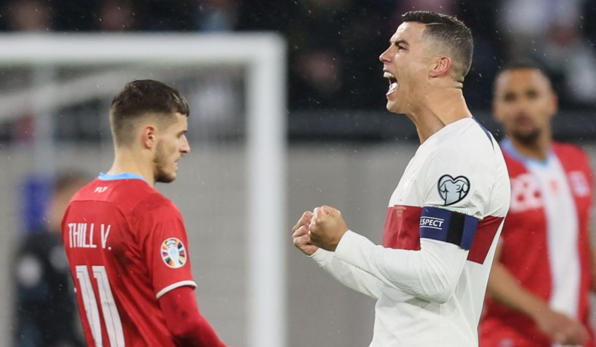 Cristiano Ronaldo a deschis scorul în Luxemburg - Portugalia în preliminariile pentru EURO