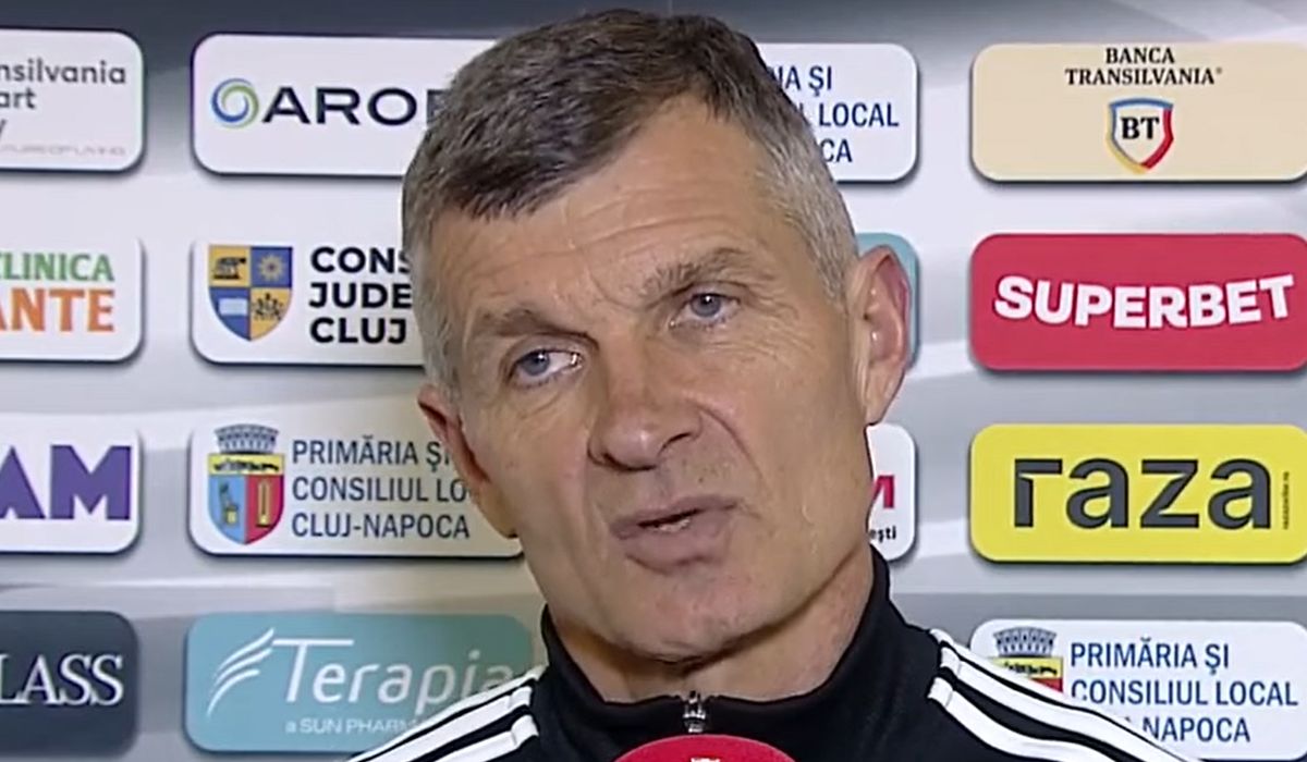 Ioan Ovidiu Sabău rămâne rezervat după U Cluj – Farul 2-0: Pe umerii mei apasă o mare responsabilitate, obiectivul este foarte departe de a fi îndeplinit”