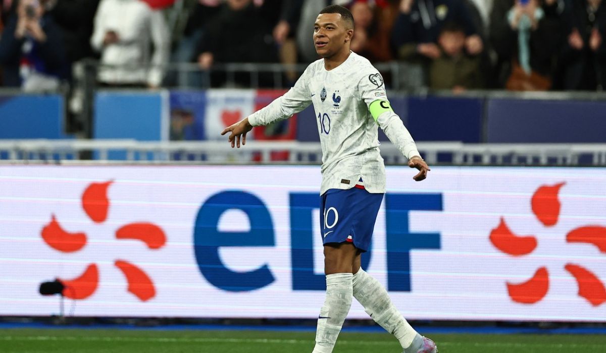 Kylian Mbappe a înscris primul gol în calitate de căpitan al Franței