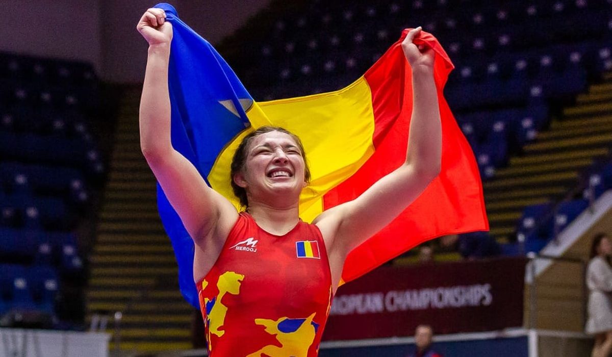 Roxana Amina Capezan, medaliată cu aur la Campionatul European de lupte U23