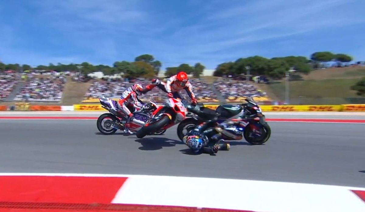 Marc Marquez a provocat un accident groaznic în Marele Premiu al Portugaliei la MotoGP