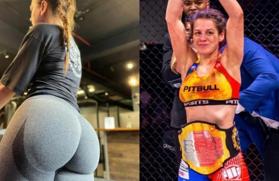 Luptătoarea cu cel mai sexy fund din lume e româncă! A ieșit campioană de MMA aseară