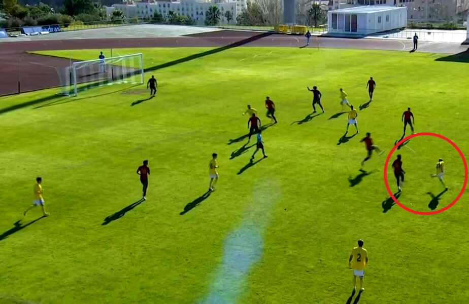Alexandru Mogoș, gol spectaculos în Portugalia U20 – România U20 1-1! Șut imparabil de la 30 de metri