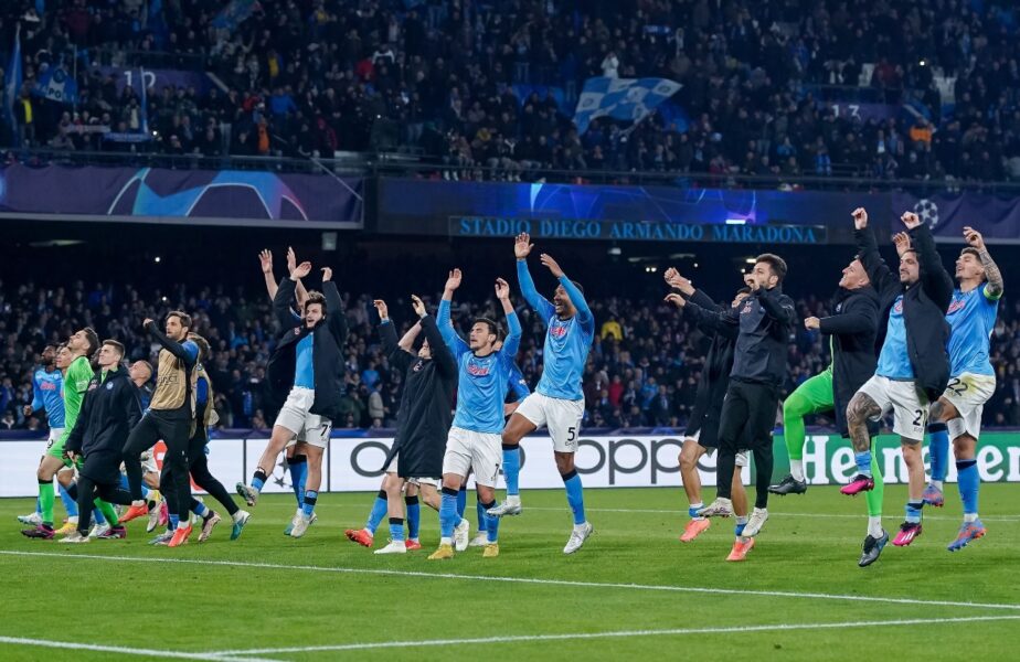 Cum a ajuns Napoli favorita bookmakerilor la câştigarea UEFA Champions League. Cum arată cotele după tragerea la sorţi a sferturilor