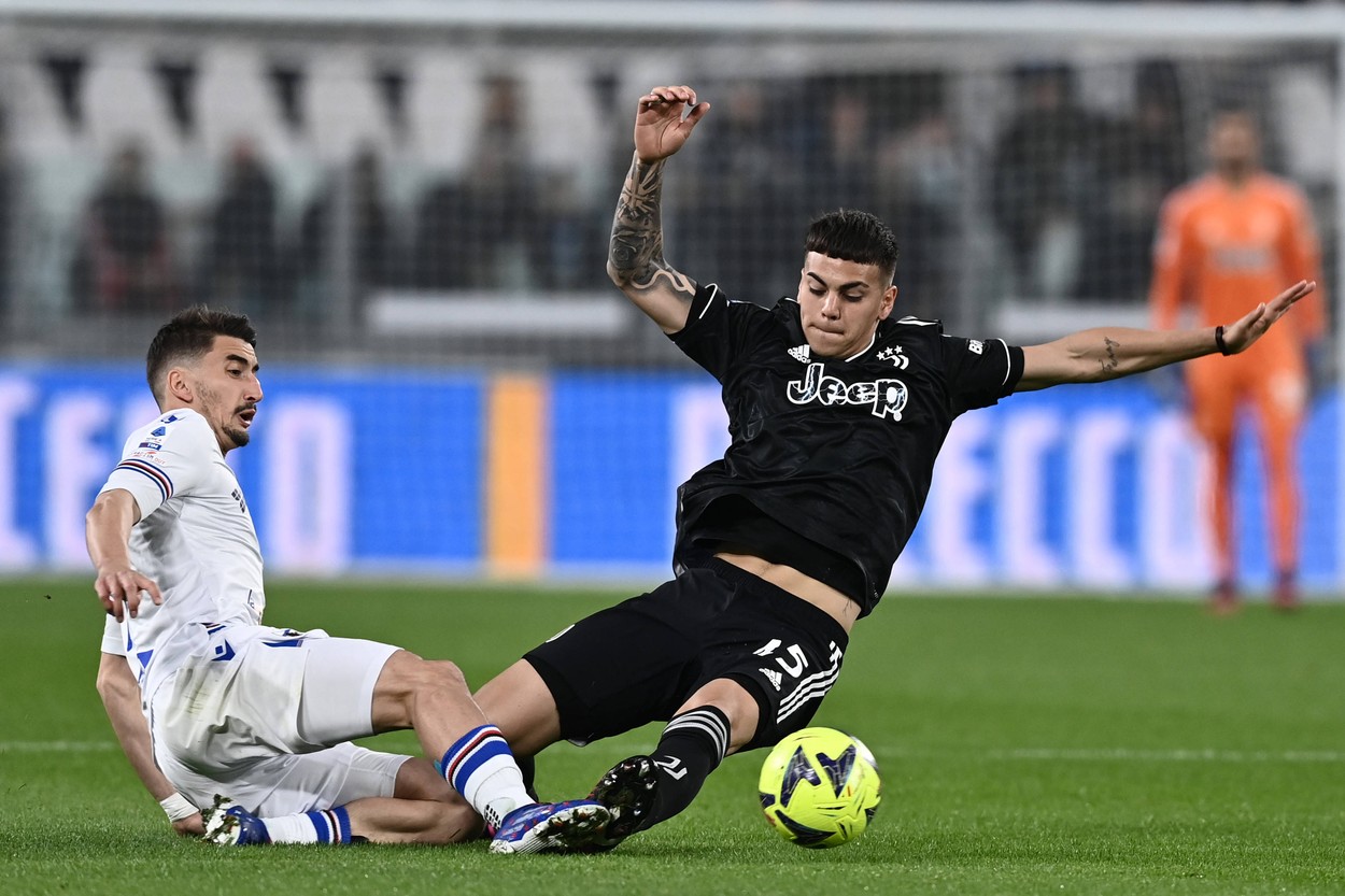 Juventus conducea 2-0 Sampdoria a revenit spectaculos