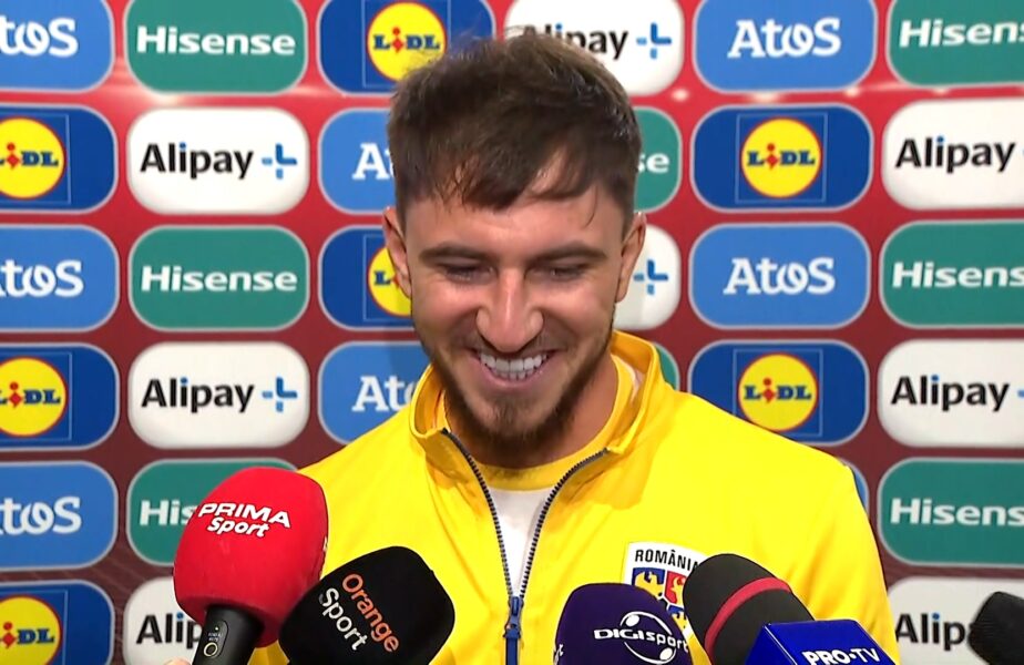 Deian Sorescu, pus pe glume când a fost întrebat despre postul pe care a jucat în Andorra – România 0-2: „Nici eu nu mă aşteptam!”