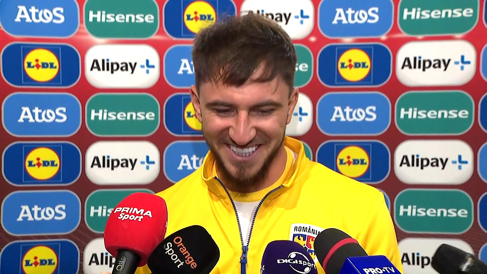 Deian Sorescu, pus pe glume când a fost întrebat de postul pe care a jucat în Andorra - România 0-2