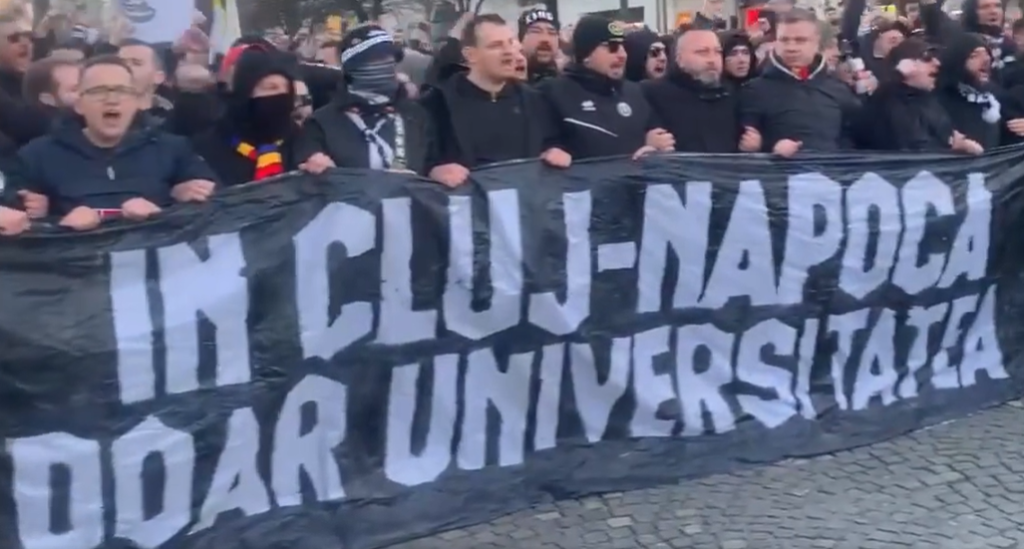 Fanii lui U Cluj, înaintea derby-ului cu CFR