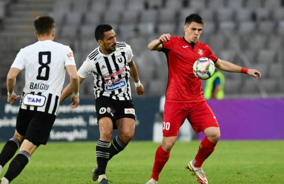 FC Hermannstadt – U Cluj 1-2, în sferturile de finală ale Cupei României. Ardelenii vor juca în semifinale cu UTA