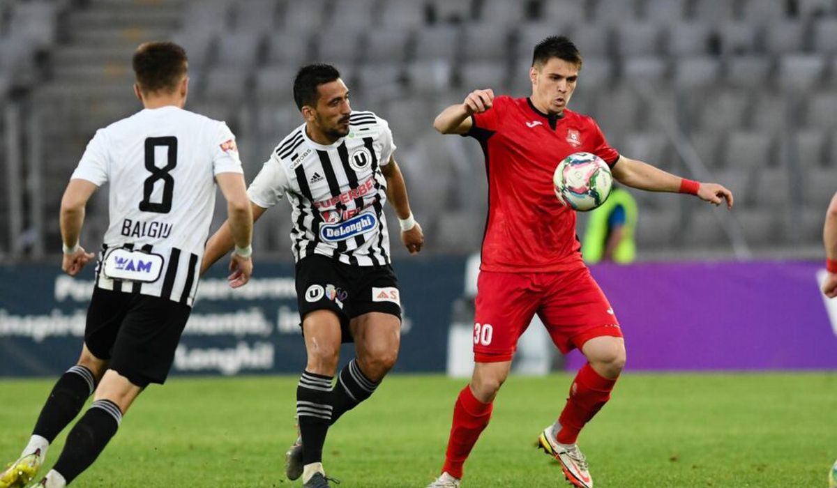 FC Hermannstadt – U Cluj 1-2, în sferturile de finală ale Cupei României. Ardelenii vor juca în semifinale cu UTA